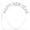 BinaryABC Happy New Year Headband Tiara,Rhinestone New Year Headband,New Year Eve Hair Accessories Party Supplies Favors