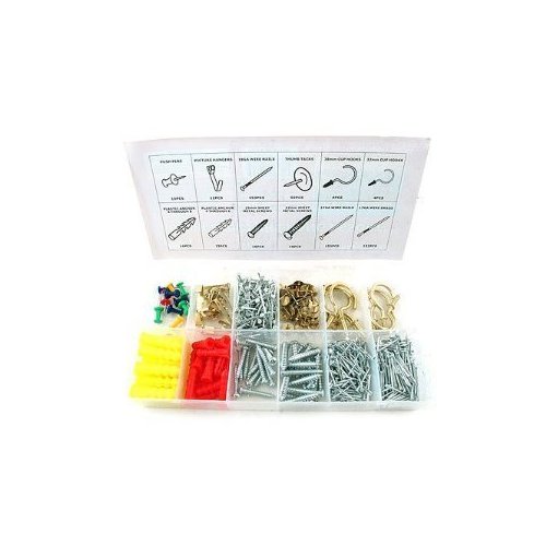 Pit Bull Picture Frame Hanging Hardware Assortment Kit, 600 Piece