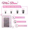 MIZ BARN Lash Clusters 144pcs Lash Extension D Curl Eyelash Clusters, 12-18mm individual Lashes Fluffy False Eyelashes Clusters DIY at Home (D-12-18 MIX)(DIY 06)
