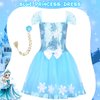 VGOFUN Princess Dress Up Clothes for Little Girls - Princess Dresses for Girls Dress up Trunk, Kids Dress Up Pretend Play Costume Set, Princess Toys Gifts for Birthday Party Age 3-6
