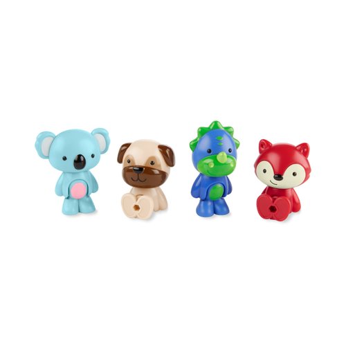 Skip Hop Zoo Crew Figurine Set, 4 Pack, Toy for Kids 2 Years and Up