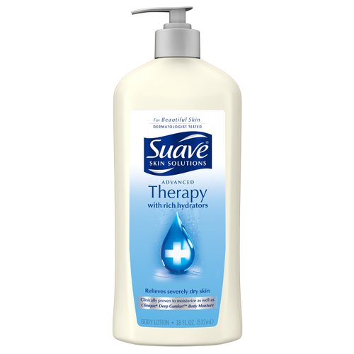 Suave Skin Solutions Body Lotion, Advanced Therapy, 18 oz
