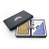 Copag 1546 Neoteric Design 100% Plastic Playing Cards, Poker Size (Standard) Violet/Yellow/Blue (Jumbo Index, 1 Set)