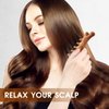 Scalp Massage Comb Hair Comb Green Sandalwood Wide Tooth Combs Massager Comb for Body Relief Natural Wooden Comb for Women Men