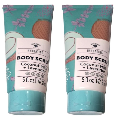 Bolero Beverly Hills Hydrating Body Scrub - Coconut Milk & Lavender 5fl oz./147.8ml (Set of 2 Pack)