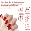 28g Dip Powder - Dark Red Color Nail Dipping Powder French Powder Pro Collection System Nail Art Starter Manicure Salon Home DIY for Girls Women Long-Lasting