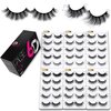 Eliace Lashes 30 Pairs | Luxury 6D Mink Eyelashes Wholesale Bulk 10 Styles Mixed - Professional Makeup Fake Eyelashes Cat Eyes & Full Fluffy False Eyelashes Natural Mink Strip Lashes Pack