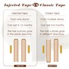 Full Shine Ombre Injected Tape in Hair Extensions Blonde and Brown Balayage Machine Virgin Tape in Extensions Human Hair 22Inch Seamless Injection Tape in Human Hair Extensions 25Gram 10Pcs