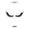 Laflare 3D MINK ANGEL Eyelashes, Soft, Feather-Light, Double-Layer, Voluminous, Glamorous, Fluffy, Striking Look, Reusable Premium Quality False Mink Lashes (AM06)