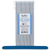 ForPro Professional Collection Super Duper File System, Blue, 220 Grit, Manicure Nail File Refills, 7” L x .75“ W, 50-Count