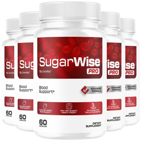 (5 Pack) SugarWise Pro Capsules - Original SugarWise Pro Support Capsules All Natural Premium Advanced Formula, Sugarwise Pills Multivitamin Support for Health & Wellness, 300 Capsules for 5 Months
