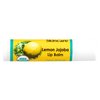 2-Pack Organic Lemon Lip Balm - USDA Certified Organic, 70% Organic Jojoba Oil, Organic Beeswax, Soothes and Softens Dry, Cracked, and Sensitive Lips, Natural Lemon Scent No Taste. 0.15 oz/4.6 gm
