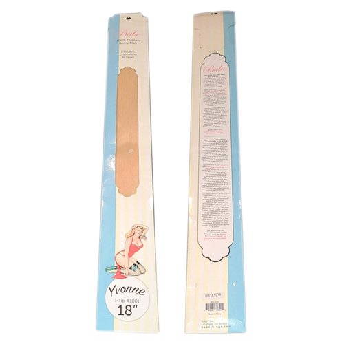 Babe I-Tip Pro 18 Inch Yvonne #1001 Hair Extensions 20 Pieces Straight Color
