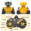 GILOBABY Robot Toys, Remote Control Robot Toy, RC Robots for Kids with LED Eyes, Flexible Head & Arms, Dance Moves and Music, Birthday Gifts for Boys Girls Ages 3+ Years (Yellow)
