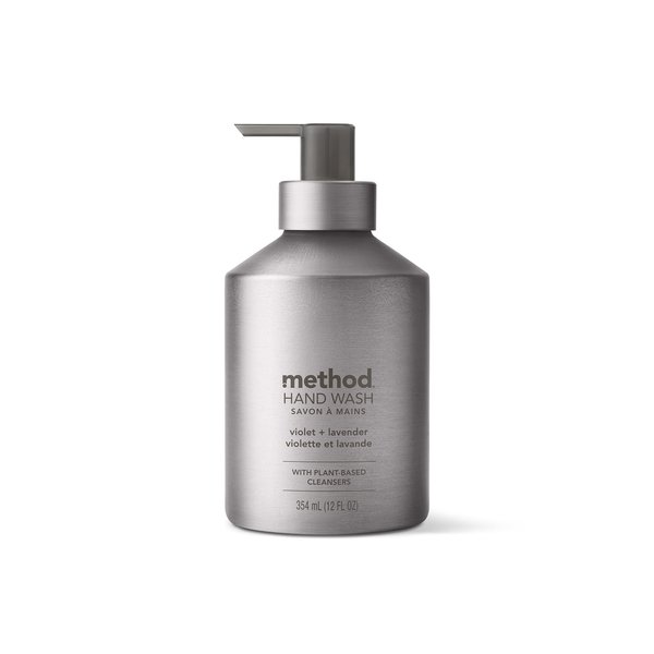 Method Premium Gel Hand Wash, Violet + Lavender, 12 Fl Oz (Pack of 1) Packaging May Vary