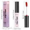 ONMYLOVIN 3 Colors Peel Off Matte Lip Tint, Peel Off Lip Stain, Matte Lasting Tattoo Lip Gloss, Non-Stick Cup Liquid Lipstick Tinted Lip Stain,Waterproof Formula (1&2&3#)