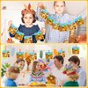 FLYAB Thanksgiving Crafts for Kids Make a Thanksgiving Scene Stickers Ornament Craft Kit Fall Crafts Make Your Own Stickers Thanksgiving Party Games Activities for Kids Family Classroom School Gifts
