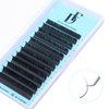 4 Trays Lash Extension Volume Eyelashes Extensions 0.07 CC 8-15mm/15-20mm Lash Tray Individual lash Extensions Classic Lash Extensions Soft Matte Black Single Lashes for Professional Salon Use