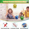 5" Foam Mini Soccer Balls for Kids Adults, Soft Squishy Slow Rising Soccer Goal Toys for Goal Sets, 3PCS Sensory Stress Ball for Office, Swimming Pool Beach Balls, Indoor Outdoor Sport Gift (Rainbow)