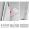 MIAHART 50 Sheets Silver Tissue Paper Bulk 20X14 Inch Metallic Gift Wrap Paper Gift Wrapping Accessory Wrap for Wedding Birthday Party Favor Decor DIY Fringes Shredded Fill Confetti (Silver)