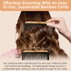 OREN’S BAMBOO Wide Tooth Comb for Curls, Curly Hair, and Thick Hair | Hair Comb for Men and Women | Durable Bakelite Infused | Detangling Tool for Natural Hair Care