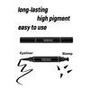 MAEPEOR Eyeliner Stamp 6 Colors Winged Eyeliner Stamp Long Lasting Waterproof and Smudgeproof Liquid Eyeliner for Beginner or Makeup Artist