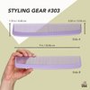 Styling Gear #303 Wide Tooth Comb Hair Detangling Comb Styling For Women, Men, Hair Stylists, Hair Comb, Wide Teeth Combs Fine Tooth Clipper Combs. 1 Piece (Lavender)