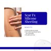 Rejuvaskin Scar Fx Silicone Sheeting, 1 Inch x 12 Inches Silicone Tape for Long Surgical Scars, 1 Sheet, Soften, Flatten & Reduce the Appearance of Scars