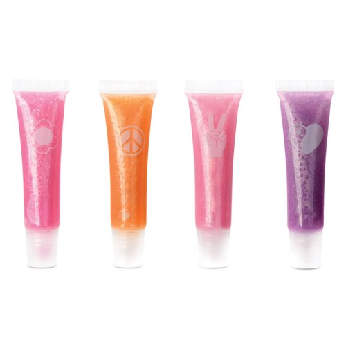 iscream Good Times 4-piece Glittery Berry Scented Classic Tube Lip Gloss Boxed Set