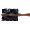 Spornette Italian Rounder 3 Inch (#855) - Round Boar Bristle Brush With Wooden Handle For Blow Drying, Styling, Volumizing, Straightening, Curling Medium To Long Thick, Fine, Curly, Or Straight Hair