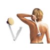 KMINA - Folding Lotion Applicator for Back (Includes Accessory Kit), Long Handled Back Lotion Applicator, Back Cream Applier for Senior, Sunscreen Applicator for Back Foldable - Made in Europe