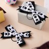 6 Pcs Football Hair Bow Ties Soccer Hair Ties Elastic Cheer Bows Soccer Elastic Hair Bands Sport Ponytail Holders Sports Themed Hair Accessories