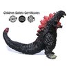 EZFun Set of 8 Godzilla Toys Movable Joint Birthday Kids 2019 Action Figures King of the Monsters Burning Heisei Mecha Ghidorah Pack Plastic Mini Dinosaur Playsets Cake Toppers Package