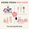 INH Semi Permanent Hair Color Blue Black Lava, Color Depositing Conditioner, Temporary Hair Dye, Tint Conditioning Hair Mask, Safe, Blue Black Hair Dye - 6oz