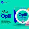 Opill, Daily Birth Control Pills, Over-The-Counter Progestin-Only Oral Contraceptive, FDA-Approved & Estrogen-Free, 84 Count
