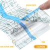 3 Pieces Transparent Stretch Adhesive Bandage Waterproof Bandage Clear Adhesive Film Bandages Dressing Tape, 2 inch x 5.47 Yard, 3 inch x 5.47 Yard, 4 inch x 5.47 Yard