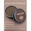 0.9 OZ Italian Keratin Glue for Hair Extensions Hot Fusion Flat/Nail/U/I Tip Powder (Light Brown)