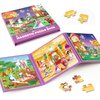 SYNARRY Princess Fairy Party Magnetic Puzzles for Toddlers 3-5 Girls, 36 Pieces Travel Puzzles for Kids Ages 4-6, Airplane Car Road Trip Activities Games Toys for 3 4 5 6 Year Old Girls Birthday Gifts
