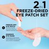 Dongyu Eye Patches For Dark Circles: Eye Masks for puffiness Under Eye Care - Lyophilized Technology Wrinkle Eye Pads - Puffy Eyes Treatment with Caffeine Hyaluronic Acid Peptides 4 Pairs