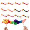 12 Pack Chinese Paper Dragon Decoration New Year Dragon Garland Banner Kids Craft DIY 3D Paper Chinese Dragon Festival Xmas Party Supplies