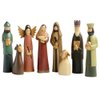 Dear Holidays Folk Art Tabletop Nativity Scene Set