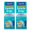 Hyland's Earache Drops, Natural Relief of Swimmer's Ear, Cold & Flu, Allergy Symptoms - Ages 4 & up: (2 Pack)