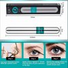 2 Pack Lash Cosmetics Mascara 5x Longer Lash Mascara, 2 in 1 Black Mascara Waterproof Mascara Volume and Length Eye Cosmetics Long-Lasting Natural Liquid Eyelash Mascara Black Makeup