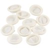 Bertech General-Purpose Latex Finger Cots, Powder-Free, 4 Mil Thick, Small, White (Pack of 1440)