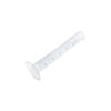 Geesatis 10 Pcs Plastic Measuring Cylinders 50 ml Lab Test Graduated Measuring Cylinder