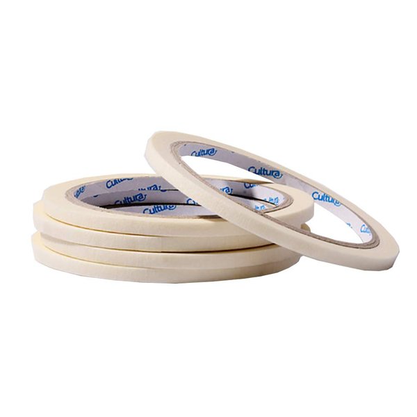 GSHLLO 5 PCS Adhesive Nail Art Guide Tapes Stickers Nail Striping Line Tape for Nail Art Design 0.5cm