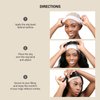 STUDIO LIMITED Flexible Silicone Non Slip Wig Band, Silicone Wig Hold Wigs Grip Head Band Non Slip Transparent Wigs Men Women Sports Yoga (Black - 2 Wig Bands & 2 pcs Wig Caps)