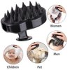 3 Pcs Silicone Hair Scalp Massager Shampoo Brush Scalp Scrubber Hair Cleansing Brush Head Scrubber Dandruff Brush Hair Washing Tool for Women Men or Pets