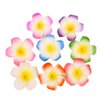 Doromy 24Packs Hawaiian Flower Hair Clips Artificial Plumeria Foam Hair Clip Accessories Frangipani Beach Flower Headpieces Tropical Bridal Wedding Party Decorations For Women Girls