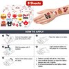 Canada Temporary Tattoos Sticker for Kids Birthday Party Supplies Decorations Party Favors 100PCS Tattoo Maple Syrup Canadian flag Canada Travel Themed Cute Kids Boy Gifts Ideal School Prizes Rewards
